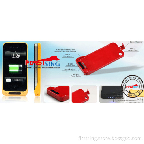 FirstSing FS09230 NiKi Power Case External Battery for iPhone 4S 4G With Apple License